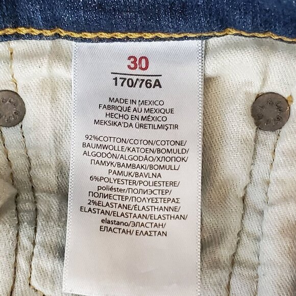 Polo Ralph Lauren Tompkins Skinny Fit Womens Size 30 Blue Denim Jeans 32x29 - Picture 6 of 14